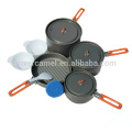 Fuego de arce 4-5 persona cocina olla Camping utensilios de cocina ollas al aire libre conjuntos Feast5